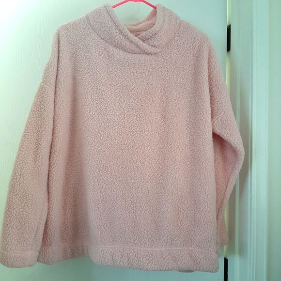Jane & Bleecker Puffy Comfy Pink Sweater Large - Picture 1 of 7
